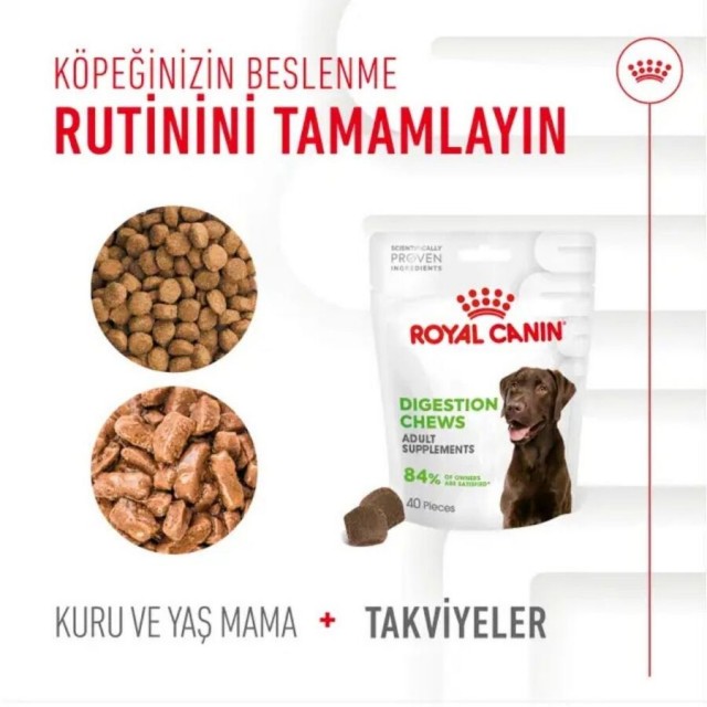 Royal Canin Sindirim Sistemini Destekleyen Tamamlayıcı Yetişkin Köpek Ödül Maması 160gr