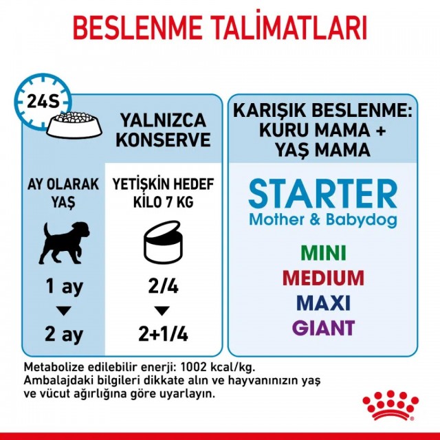 Royal Canin Starter Mother Babydog Yavru Köpek Konserve Maması 195 Gr