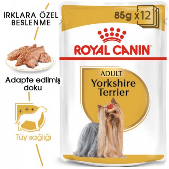 Royal Canin Yorkshire Terier Adult Pouch Köpek Yaş Maması 85 Gr