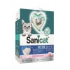 Sanicat Active White Oksijen Kontrollü Koku Emici Lotus Çiçeği Kokulu Ultra Topaklanan Kedi Kumu 10lt
