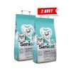 Sanicat Clumping White Kokusuz Hızlı Topaklanan Beyaz Kedi Kumu 10lt (2 Adet)