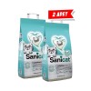 Sanicat Clumping White Kokusuz Hızlı Topaklanan Beyaz Kedi Kumu 10lt (2 Adet)