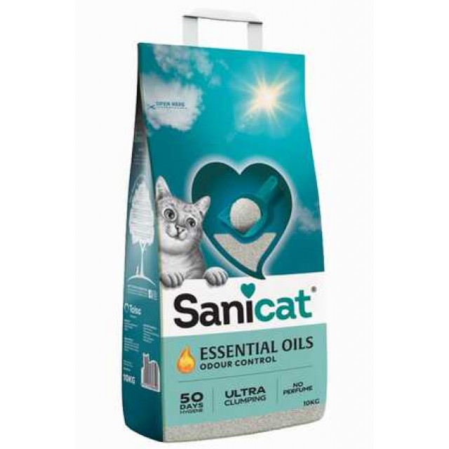 Sanicat Essential Oils Kokusuz Kedi Kumu 10kg