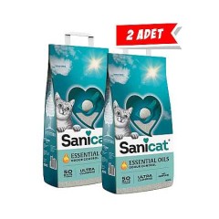 Sanicat Essential Oils Kokusuz Kedi Kumu 10kg (2 Adet)