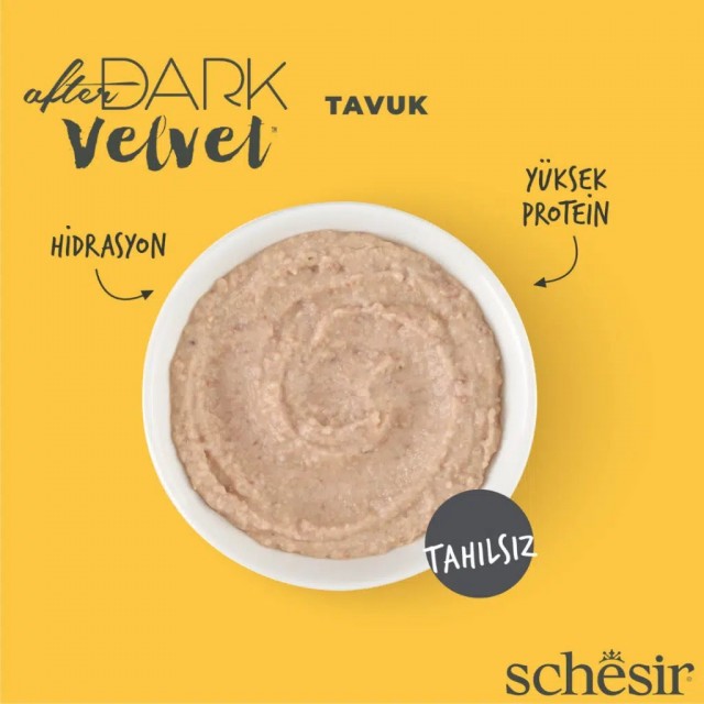 Schesir After Dark Tavuklu Mus Pouch Kedi Yaş Maması 80 Gr