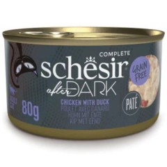 Schesir After Dark Tavuklu ve Ördekli Pate Kedi Konservesi 80 Gr