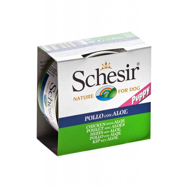 Schesir Aloevera & Tavuk Yavru Köpek Konservesi 150gr