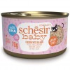 Schesir Baby Tavuklu ve Somonlu Et Suyunda Yavru Kedi Konservesi 70 Gr