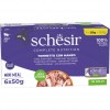 Schesir Multipack Ton Balığı İle Sığır Etli Jöle İçinde Kedi Konservesi 6x50 Gr