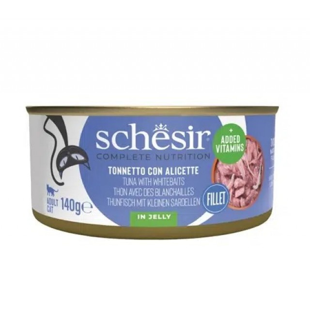 Schesir Ton Balıklı Ringa Balıklı Jöleli Kedi Konservesi 140 Gr