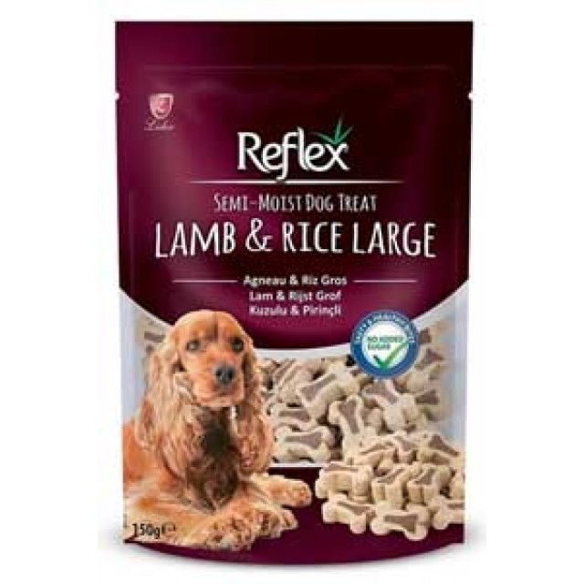 Reflex Kuzu Etli Pirinçli Köpek Ödül Maması 150gr