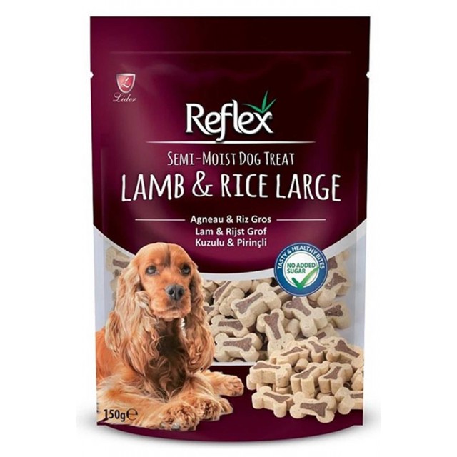 Reflex Kuzu Etli Pirinçli Köpek Ödül Maması 150gr