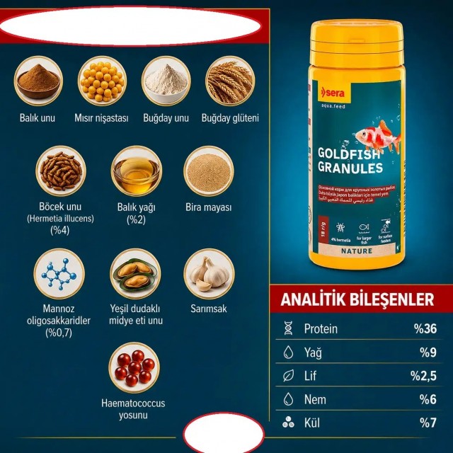 Sera Goldfish Granules 50ml 18gr