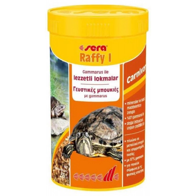 Sera Raffy I (Gammarus) Kaplumbağa ve Sürüngen Yemi 250 ML