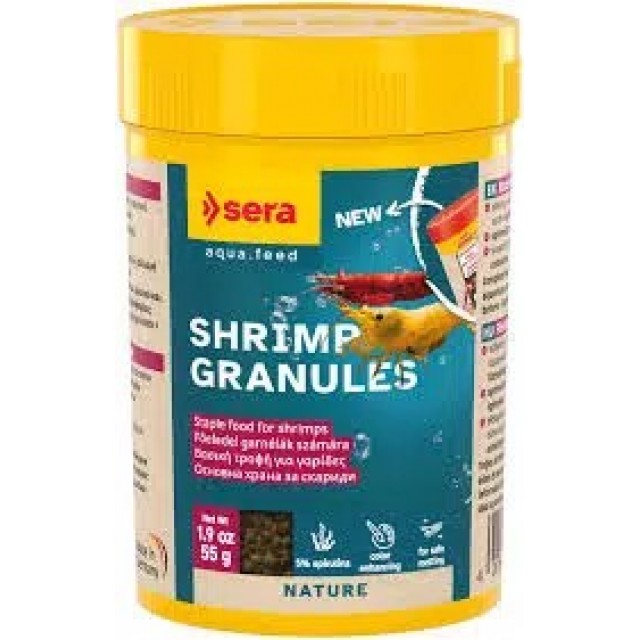 Sera Shrimps Natural 55gr 100ml Doğal Karides Yemi