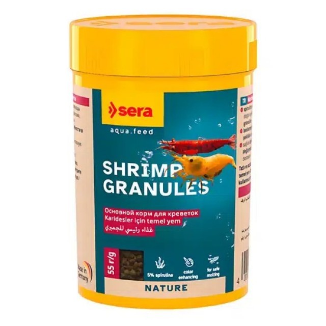 Sera Shrimps Natural 55gr 100ml Doğal Karides Yemi