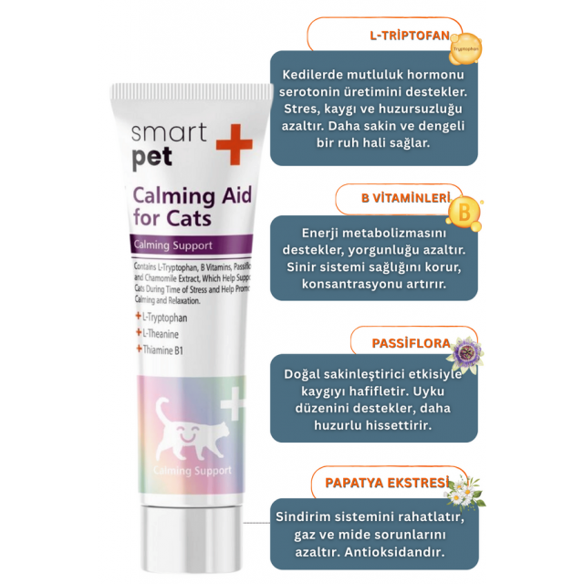 SmartPet + Calming Paste Sakinleştirici Kedi Macunu 100gr