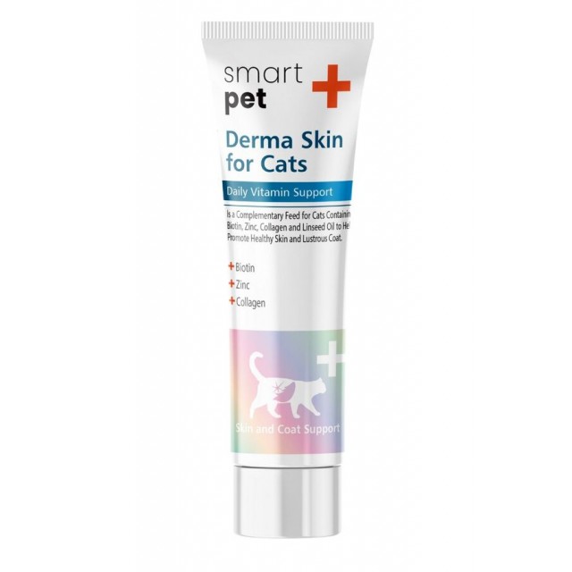 SmartPet + Derma Skin Sensitive Skin Tüy Sağlığı Destekleyici Kedi Macunu 100gr