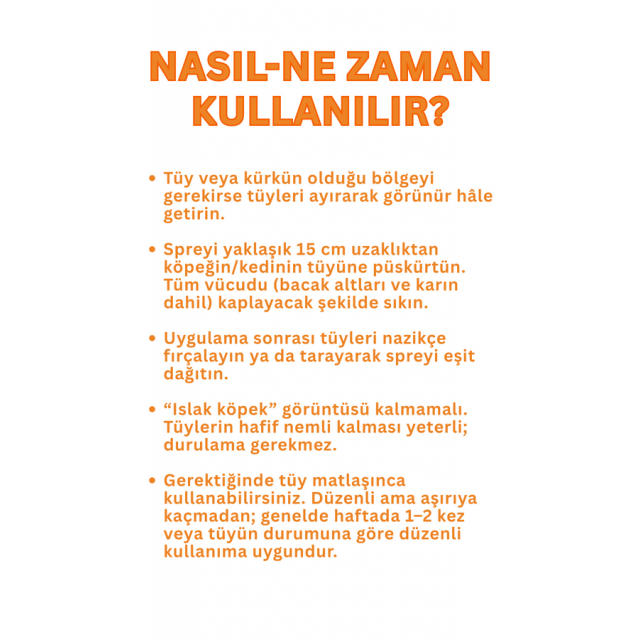 SmartPet + Geraniol Deri ve Tüy Bakım Spreyi 100ml