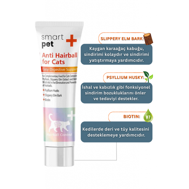 SmartPet + Anti Hairball Malt Kedi Macunu 100ml