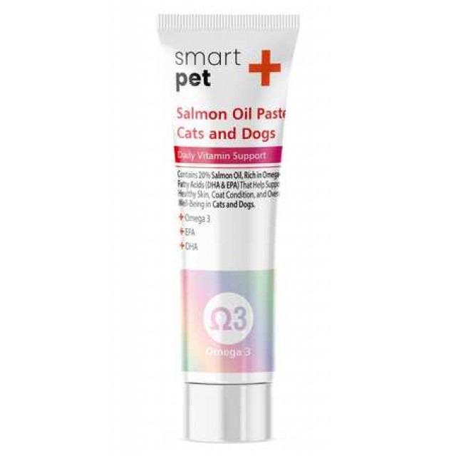 Smartpet + Kedi ve Köpekler İçin Somon Yağı Macunu 100gr