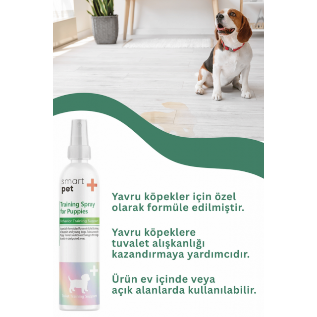 SmartPet + Yavru Köpekler için Tuvalet Eğitim Spreyi 100ml