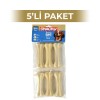 Snacky Beyaz Köpek Çiğneme Kemiği 10 cm 6'lı 5 Paket