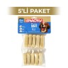 Snacky Beyaz Köpek Çiğneme Kemiği 5 cm 10'lu 5 Paket