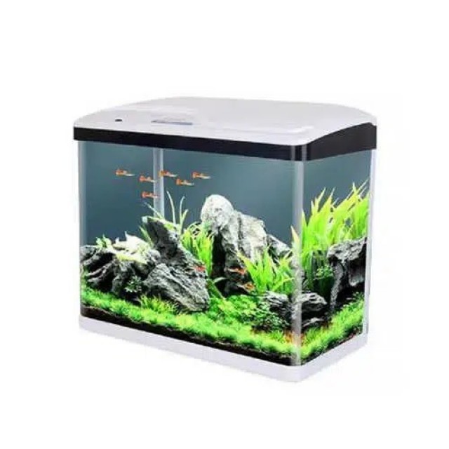 Sobo 600F-B Beyaz Set Akvaryum 60*23*55cm