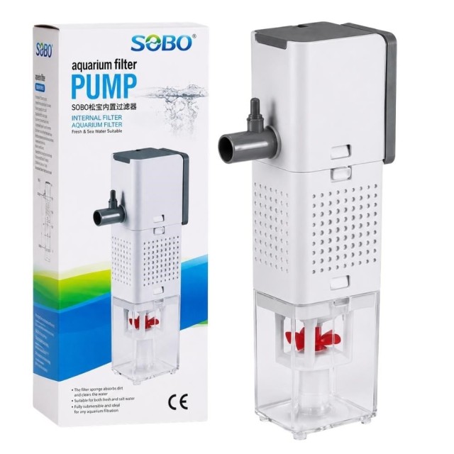 Sobo Akvaryum İç Filtre Beyaz 1800 LT/H 28W