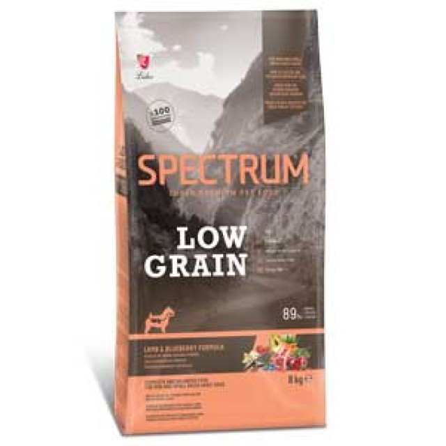 Spectrum Düşük Tahıllı Kuzulu, Yaban Mersinli Küçük Irk Yetişkin Köpek Maması 8kg