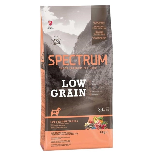 Spectrum Kuzulu Yaban Mersinli Küçük Irk Yetişkin Köpek Maması 8 kg