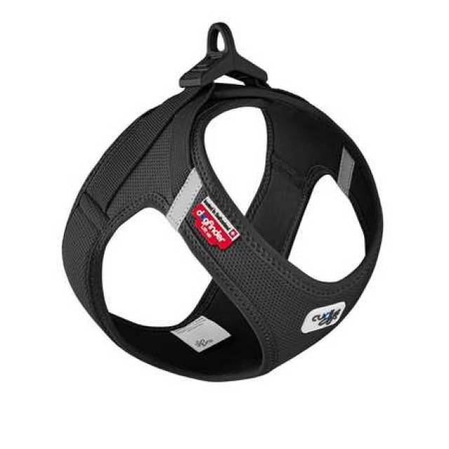 Curli Vest Harness Clasp Air-Mesh Köpek Göğüs Tasması S Siyah