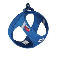 Curli Vest Harness Clasp Air-Mesh Köpek Göğüs Tasması XS Mavi