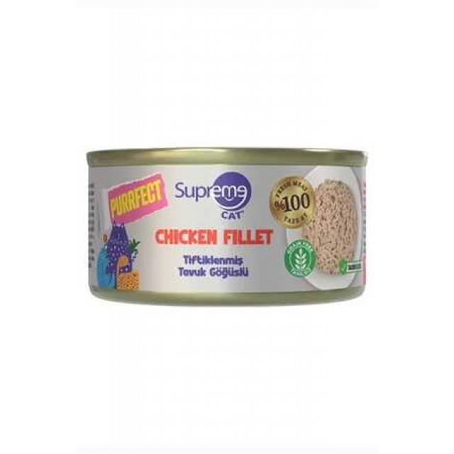 Supreme Purrfect Tiftiklenmiş Tavuk Göğüslü Yetişkin Konservesi 70gr
