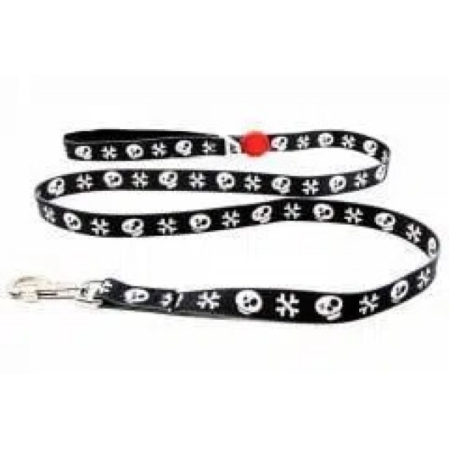 Tailpetz Köpek Gezdirme Kayışı Kurukafa Desenli 2CM*140CM