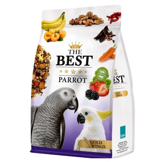 Gold Wings The Best Fındıklı ve Meyveli Papağan Yemi 1,25 kg