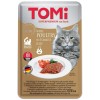 Tomi Kümes Hayvanı ve Domatesli Tahılsız Pouch Yetişkin Kedi Konservesi 100gr