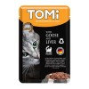 Tomi Kaz ve Ciğerli Pouch Kedi Konservesi 100gr