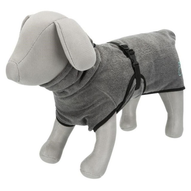 Trixie Havlu Köpek Bornozu Small 40 cm Gri