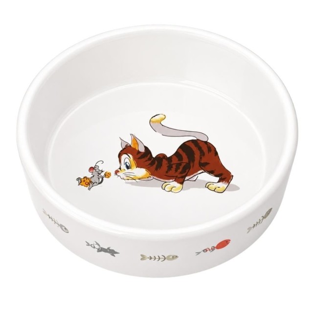 Trixie Kedi Seramik Mama ve Su Kabı 12 cm 0,2 L