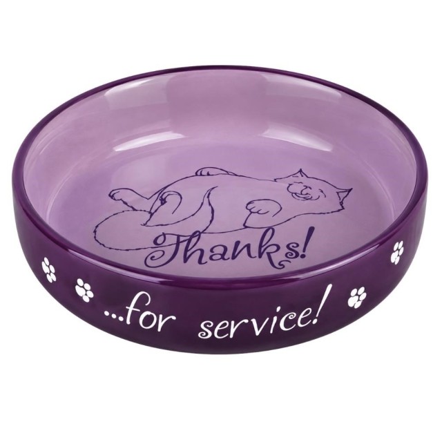 Trixie Porselen Kedi Mama ve Su Kabı 0,3 L 15 cm