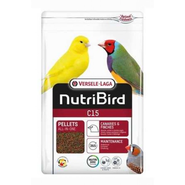Versele Laga Nutribird C15 Kanarya Pelet Yem 3kg