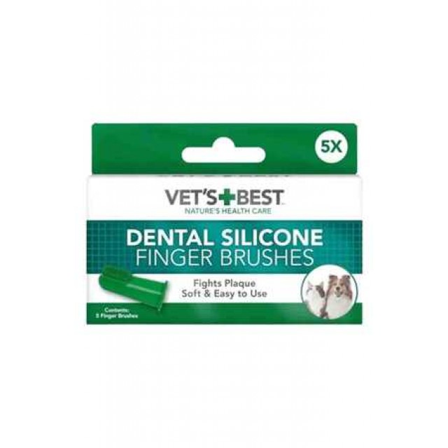 Vets Best Silikon Başlıklı Parmak Diş Fırçası