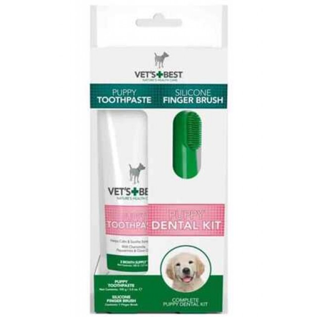 Vets Best Yavru Köpekler İçin Ağız Ve Diş Bakım Seti