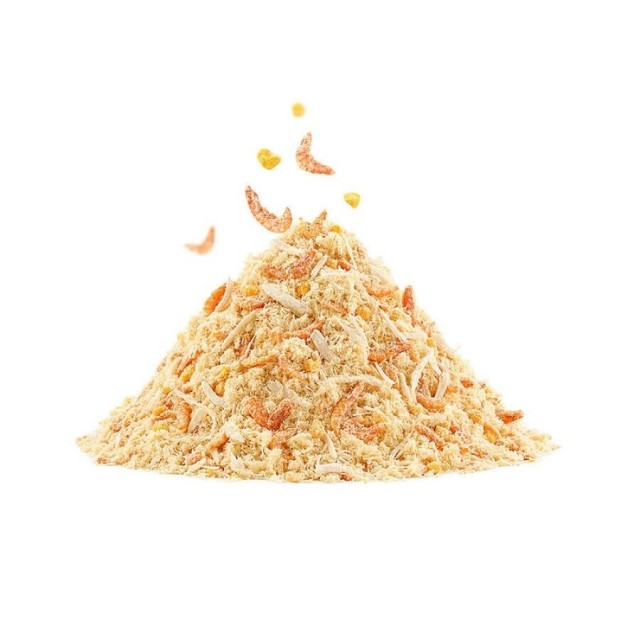 Wanpy Dondurularak Kurutulmuş Fluffy Toppers Tavuk Karides ve Yumurta Sarılı Kedi Ödül Maması 30gr