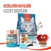 Wanpy Dondurularak Kurutulmuş Fluffy Toppers Tavuk Karides ve Yumurta Sarılı Kedi Ödül Maması 30gr