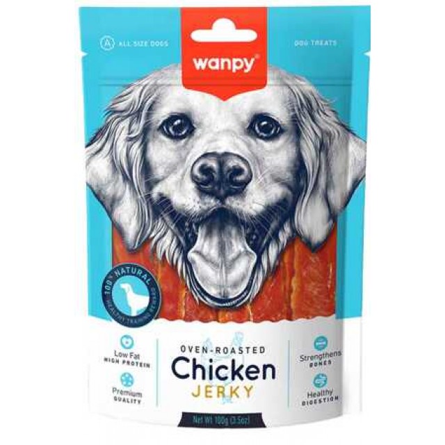 Wanpy Gerçek Tavuk Fileto Köpek Ödülü 100gr