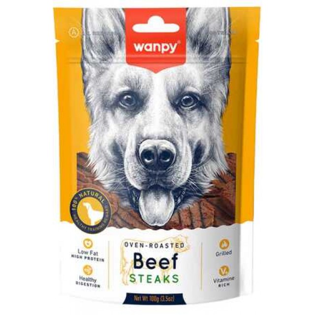 Wanpy Izgara Dana Biftek Köpek Ödülü 100gr