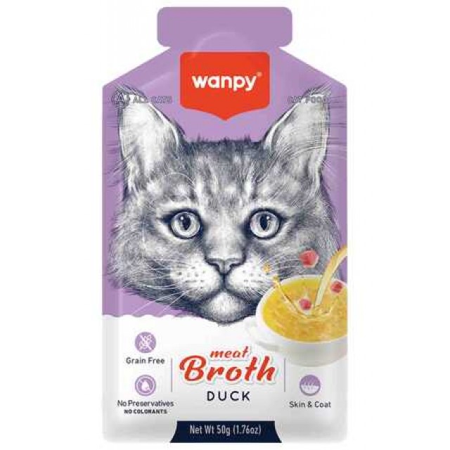 Wanpy Kediler için Ördek Eti Çorbası 50gr